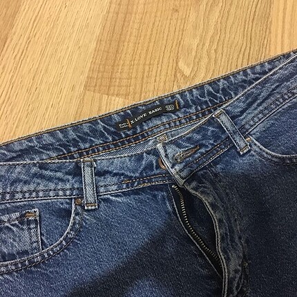 29 Beden mavi Renk Mom jeans pantolon