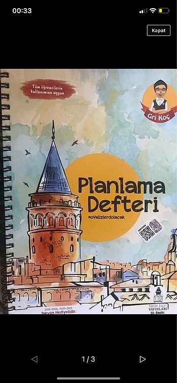 Planlama defteri