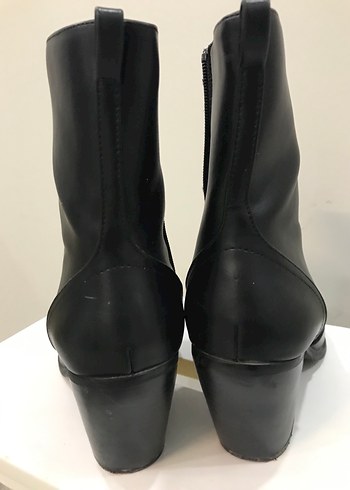 İpekyol Siyah Deri Stiletto Kadın Bot - Görsel 7