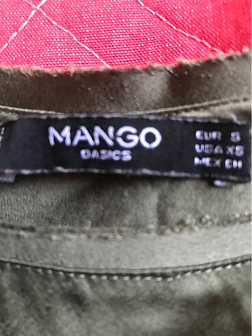 s Beden Mango 36 beden haiki renk bluz
