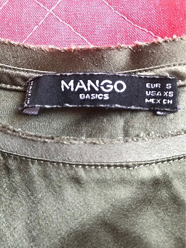 s Beden haki Renk Mango 36 beden haiki renk bluz