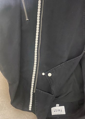 Twist marka 36 beden siyah mont - Görsel 11