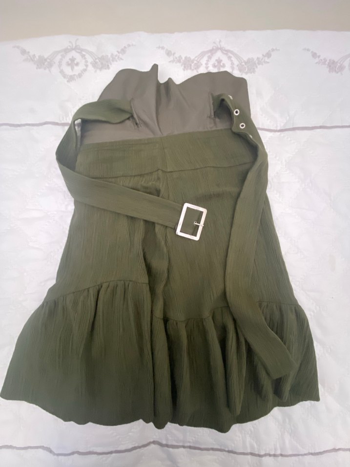 İpekyol Kemer Detaylı Haki Mini Etek - Görsel 4