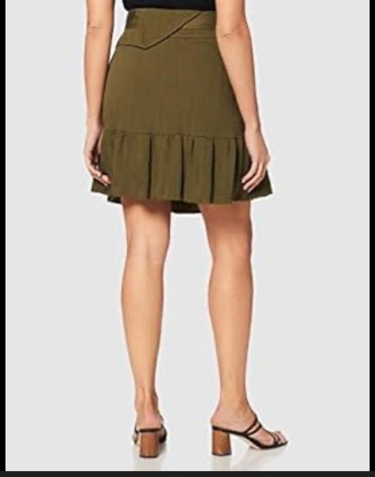 İpekyol Kemer Detaylı Haki Mini Etek - Görsel 2