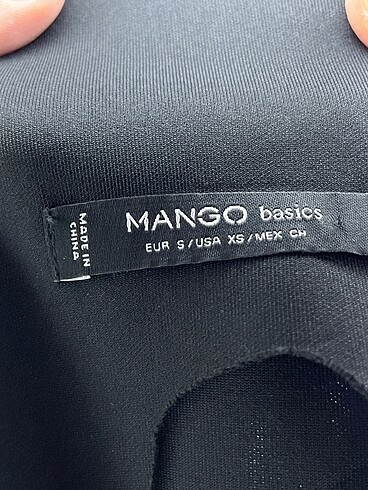 s Beden siyah Renk Mango Kısa Elbise %70 İndirimli.