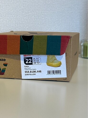 22 Beden Vicco sarı panduf