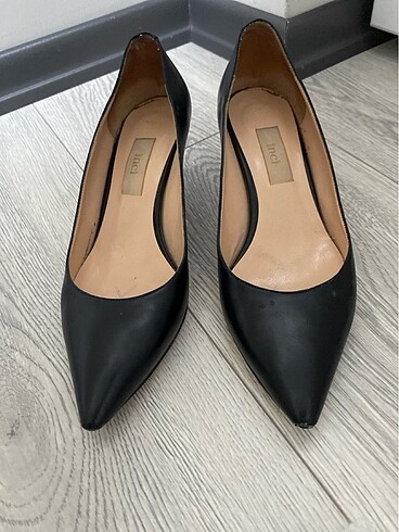 İnci kısa topuk stiletto