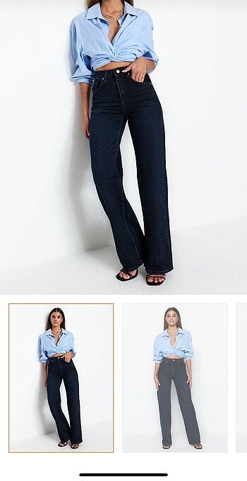 TRENDYOLMİLLA KOYU JEAN