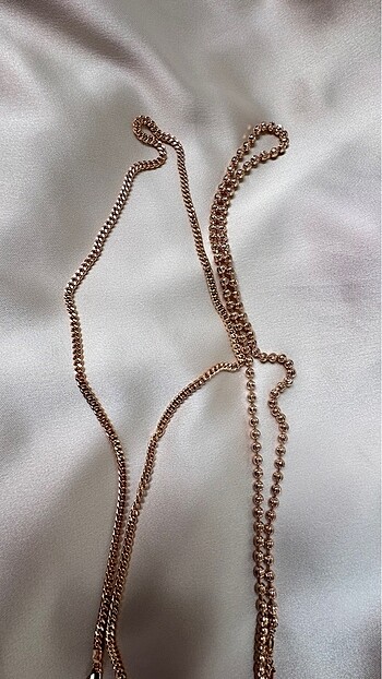 Zara Xp Rose Gold Zincir Kolye 50 cm