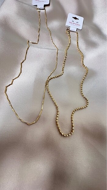 14K Xp Gold Zincir Kolyeler 45 cm