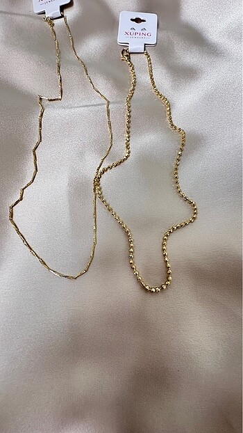 Beden 14K Xp Gold Zincir Kolyeler 45 cm