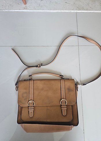 Accesorize marka suni Deri Kadın Tokalı Çanta