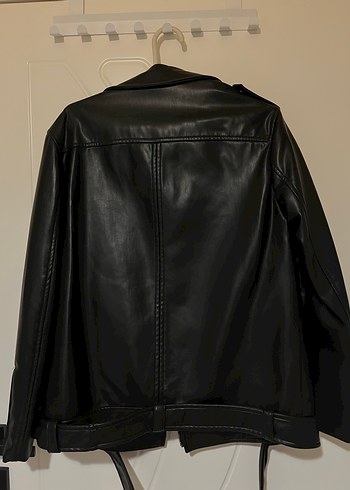 DİLVİN UZUN BİKER DERİ CEKET - Görsel 6