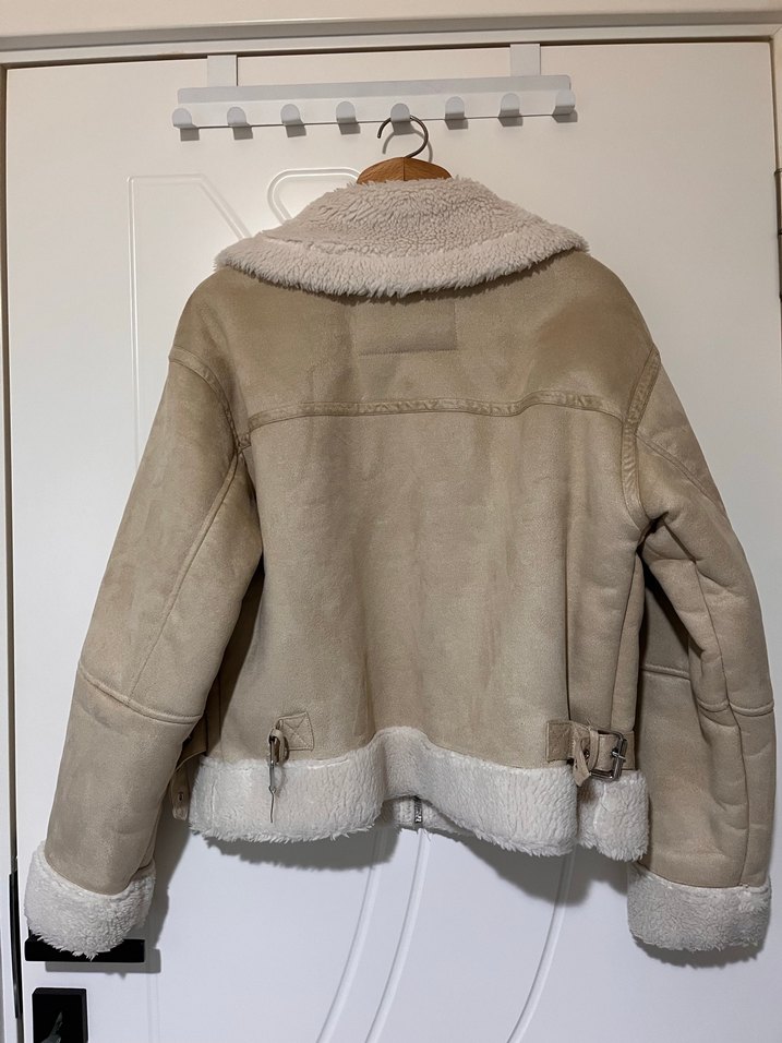 LCW BEJ SÜET KÜRK CEKET - Görsel 4