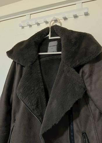 KAHVERENGİ KÜRK SÜET CEKET - Görsel 3