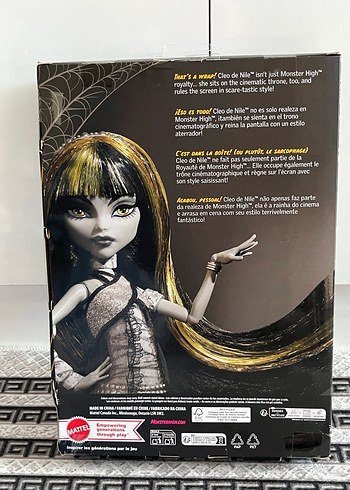 Monster High Monster High Reel Drama Cleo de Nile Bebek