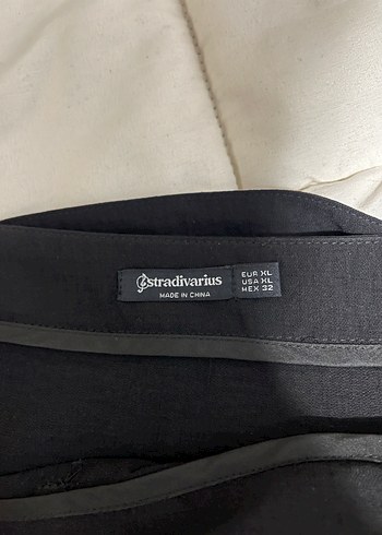 xl Beden Stradivarius Siyah Kemerli Mini Fırfırlı Etek