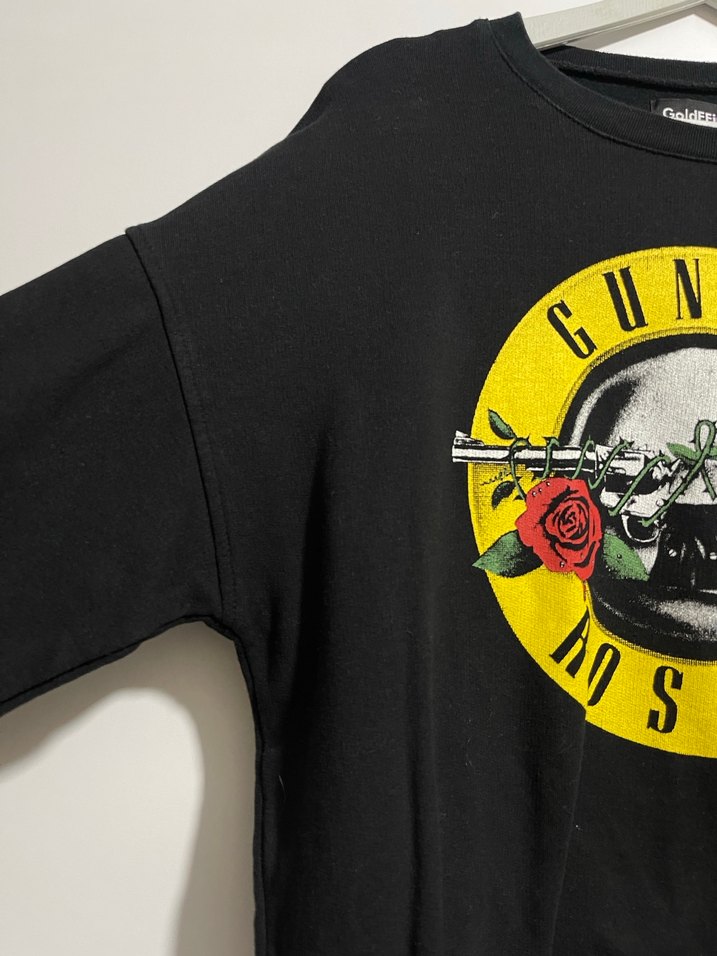 Siyah Guns N' Roses Baskılı Sweatshirt - Görsel 2