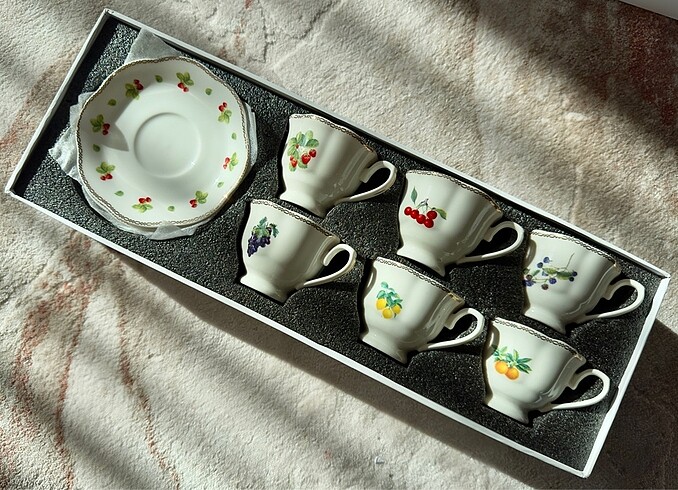 Karaca Nostalji Kahve Fincan Seti