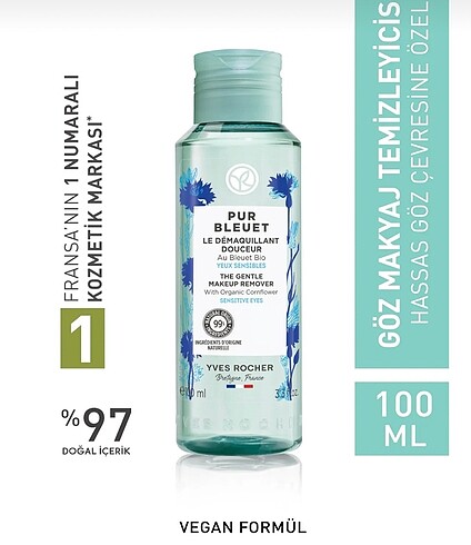 YVES ROCHER GÖZ MAKYAJ TEMİZLEYİCİ