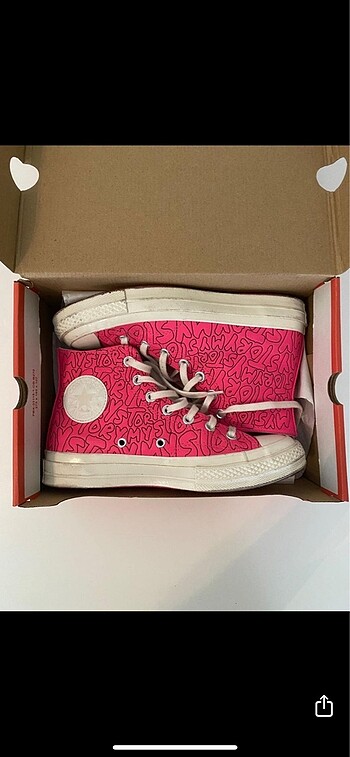 Converse Chuck Taylor Özel seri converse pembe renk