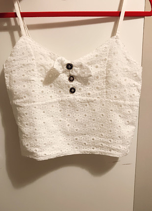 Zara Beyaz büstiyer