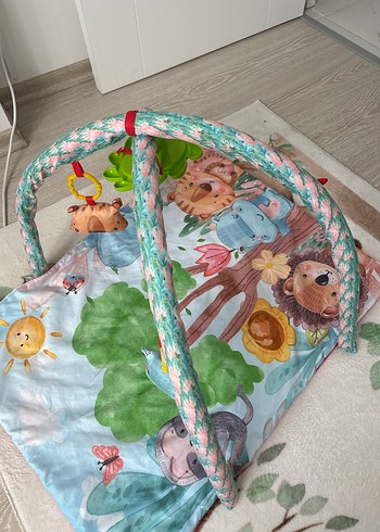 Pastel Renkli Bebek Oyun Halısı