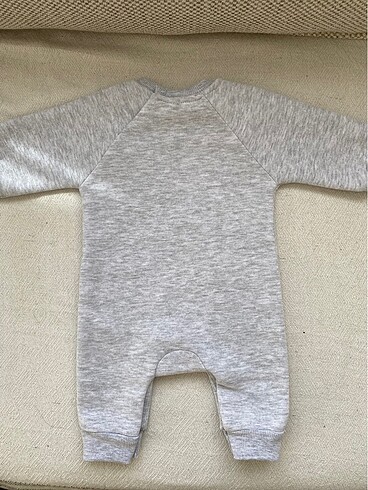 Yenidoğan Beden gri Renk Hellobaby Yenidoğan Unisex Tulum