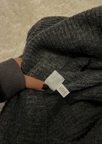 H&M Gri Triko Uzun Kadın Elbise - Görsel 10