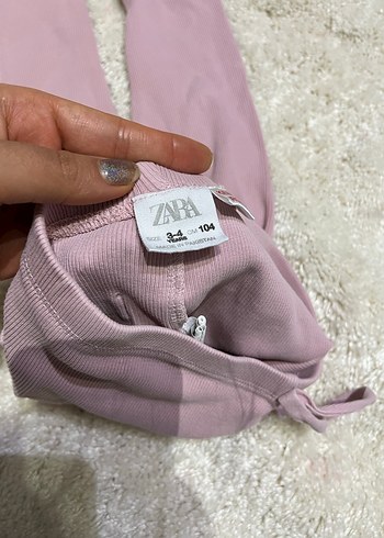 Pembe Triko Kız Tayt - Görsel 4