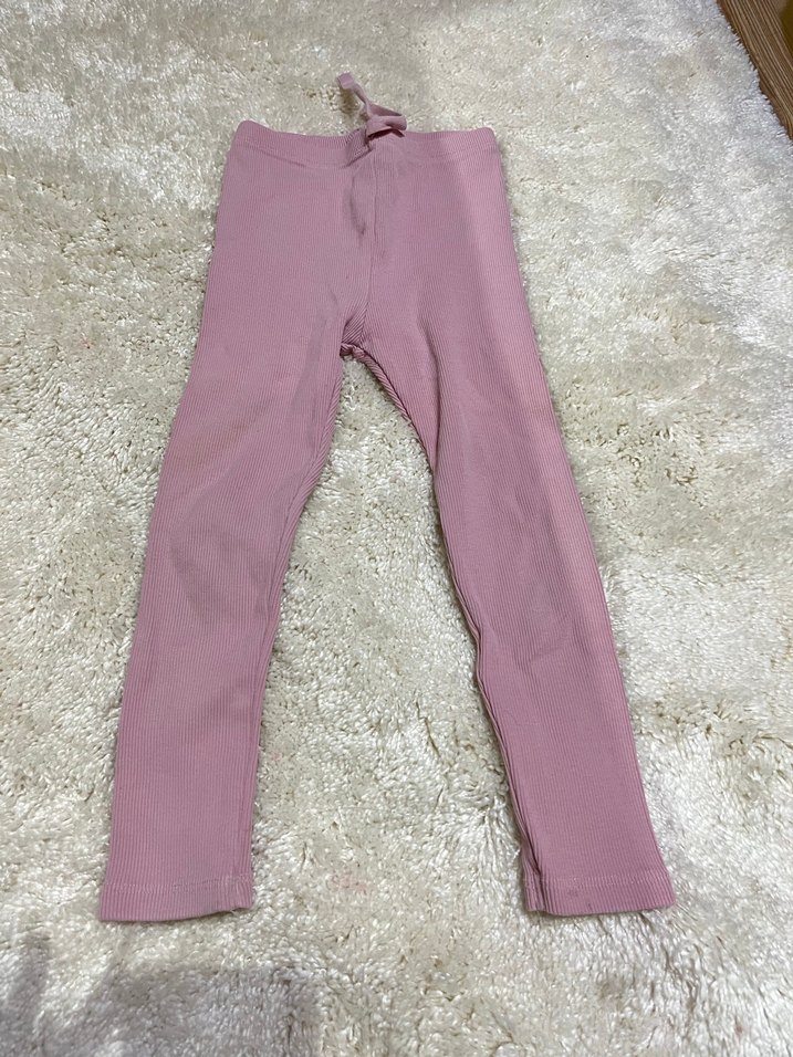 Pembe Triko Kız Tayt - Görsel 3