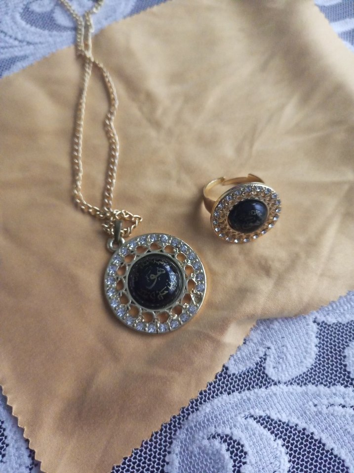 Uzun Zincirli Dualı kolye ve yüzük - Görsel 2