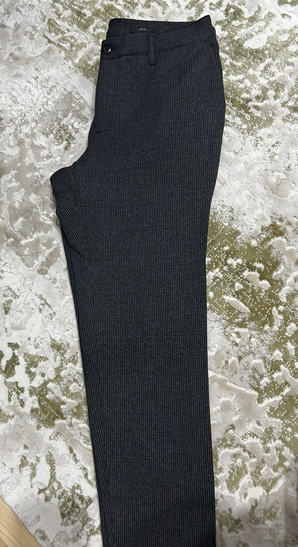 Gri erkek slim fit Pantolon - Görsel 4