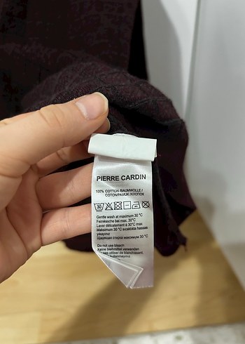 Bordo Erkek Boğazlı Örgü Yün Kazak - Görsel 2