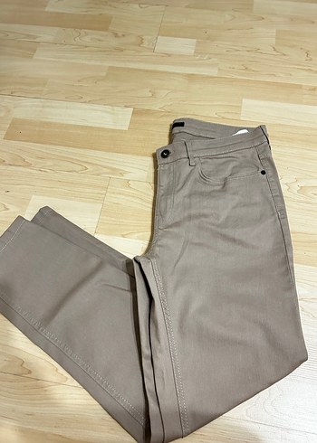 Bej  Pamuklu erkek Pantolon - Görsel 2