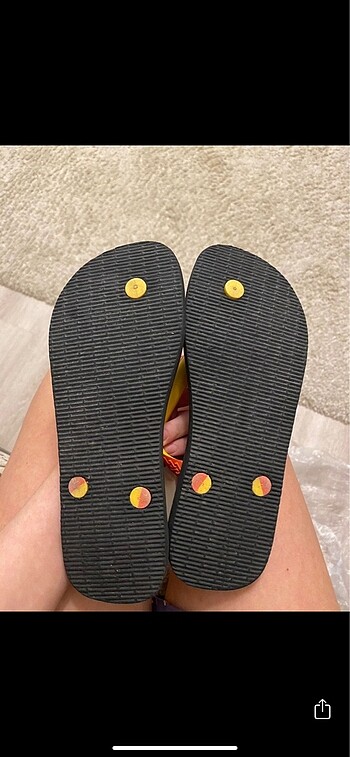 36 Beden turuncu Renk Havaianas terlik