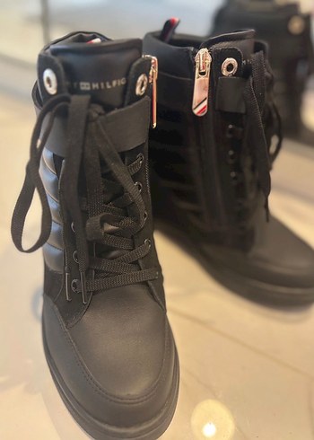 Tommy Dolgu Topuklu Kadın Spor bot - Görsel 5