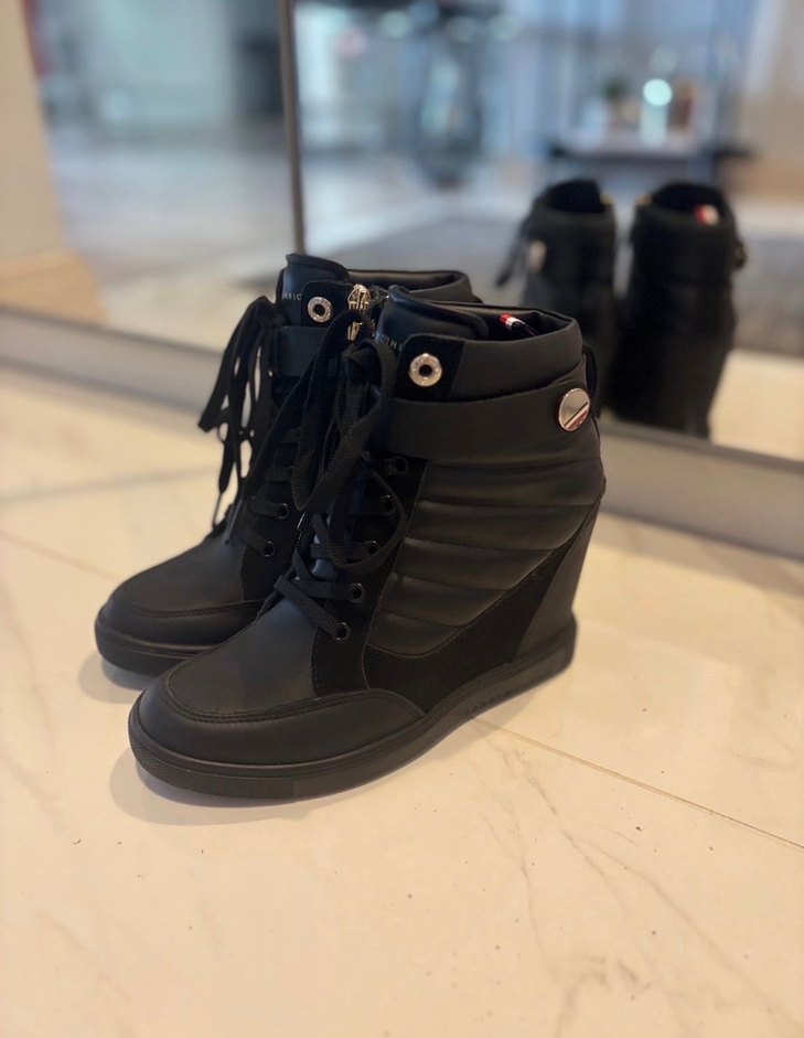 Tommy  Dolgu Topuklu Kadın Spor bot - Görsel 3