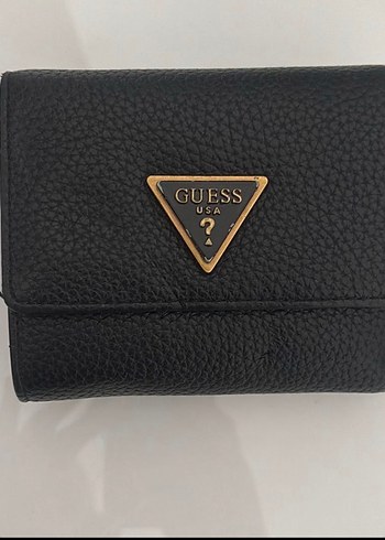 GUESS Siyah Deri Kadın Cüzdan - Görsel 2