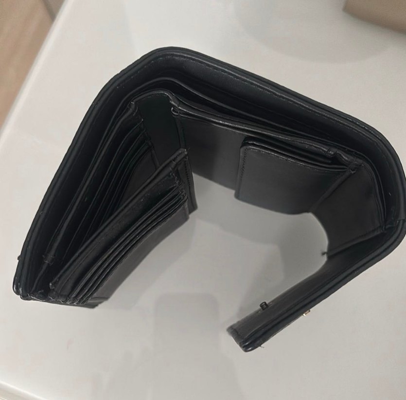 GUESS Siyah Deri Kadın Cüzdan - Görsel 5