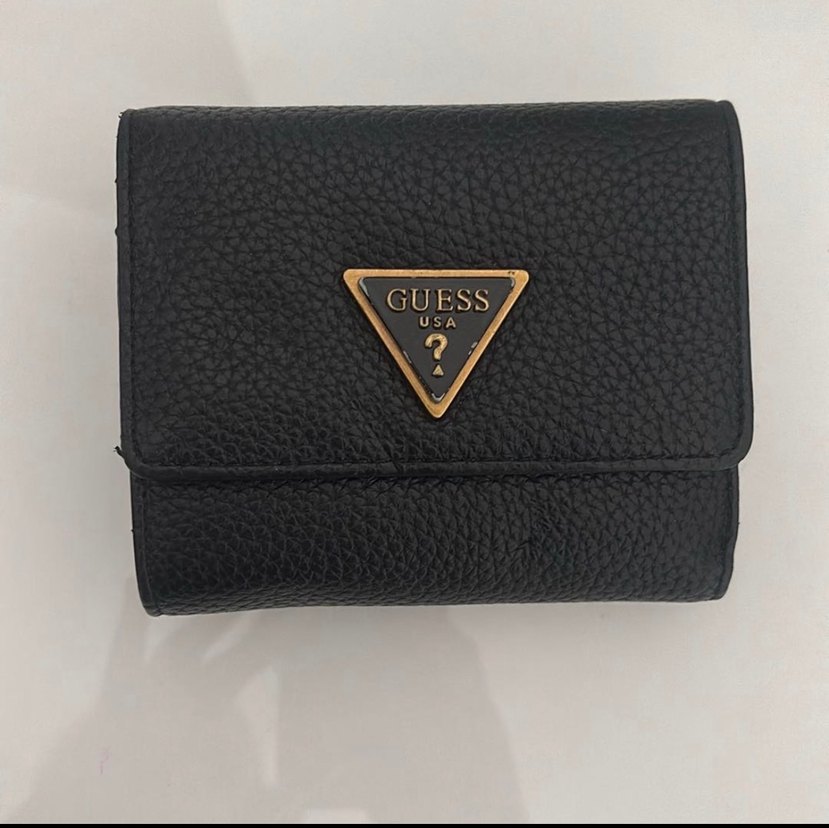 GUESS Siyah Deri Kadın Cüzdan - Görsel 2