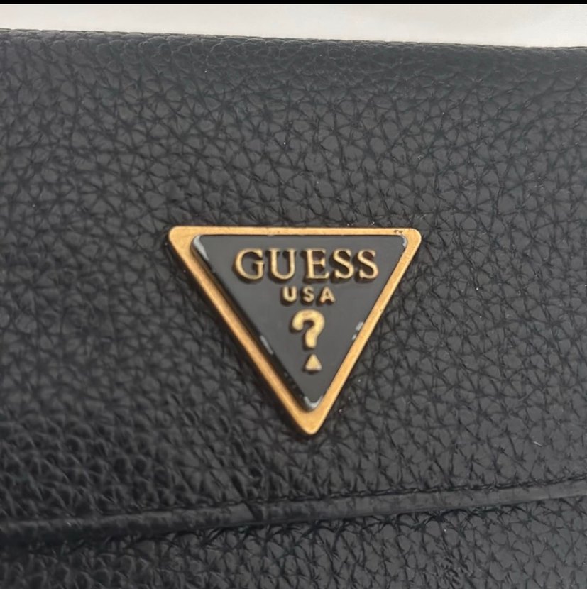 GUESS Siyah Deri Kadın Cüzdan - Görsel 3