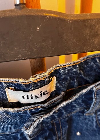 Taş İşlemeli Mavi Bol Kesim  Kot Pantolon - Görsel 3