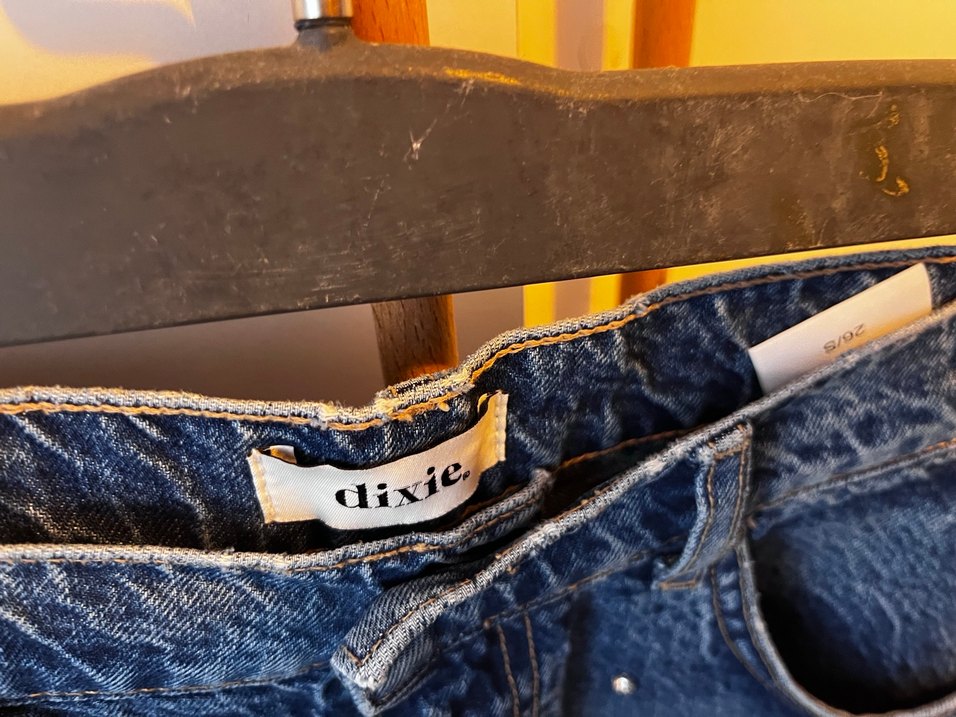 Taş İşlemeli Mavi Bol Kesim  Kot Pantolon - Görsel 3