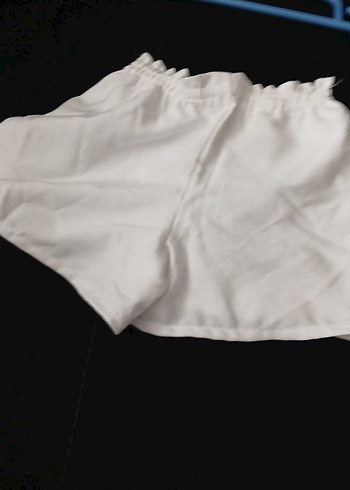 Beyaz çocuk Mini Şort Rahat Kesim - Görsel 4