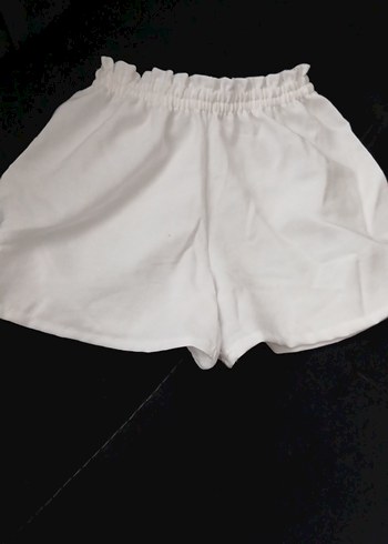 Beyaz çocuk Mini Şort Rahat Kesim - Görsel 5