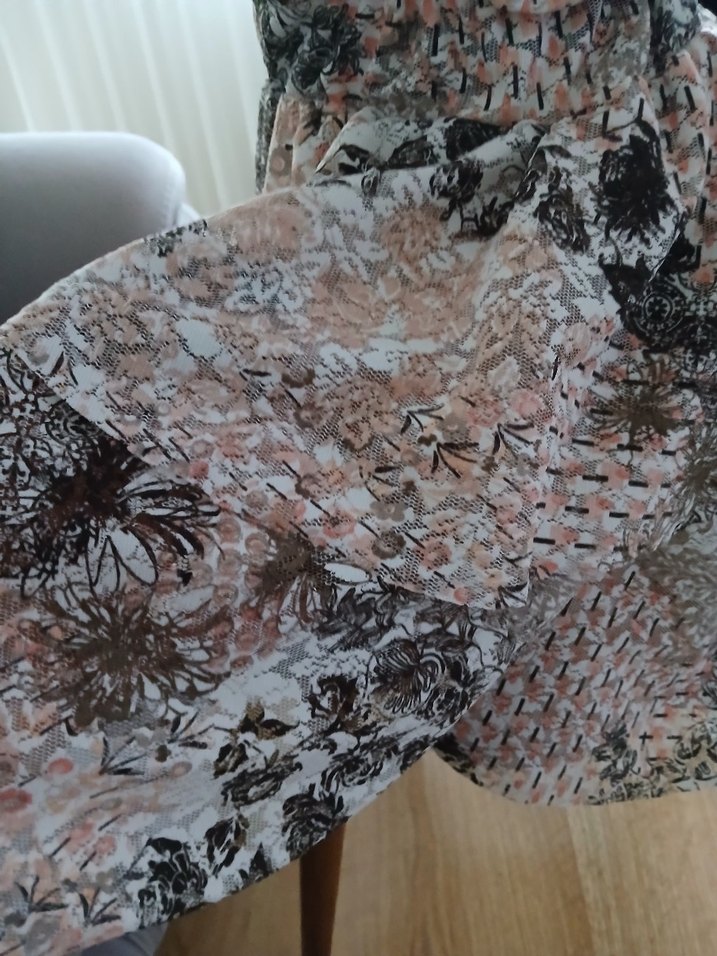 Bohem Tarzı Volanlı Mini etek - Görsel 5