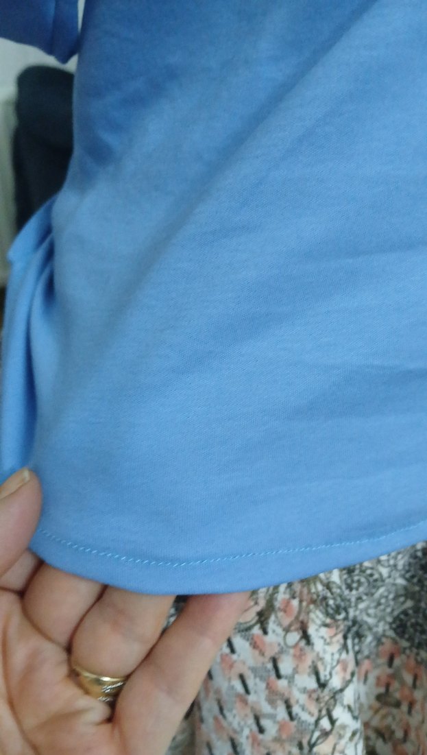 Mavi Kadın Uzun Kollu penye bluz - Görsel 4