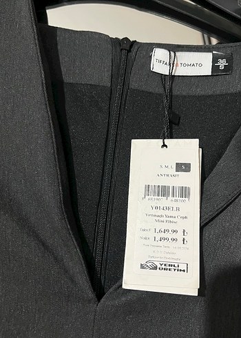 V Yaka mini Kadın elbise - Görsel 4