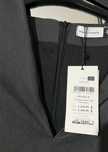 V Yaka mini Kadın elbise - Görsel 5